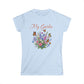My Garden Floral Tee — Women's Bouquet & Butterflies Spring Shirt at Caribbean Rays