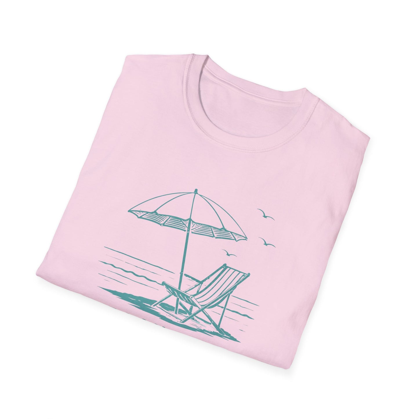 Beach Days T-Shirt — Relaxing Beach Chair & Umbrella Graphic
