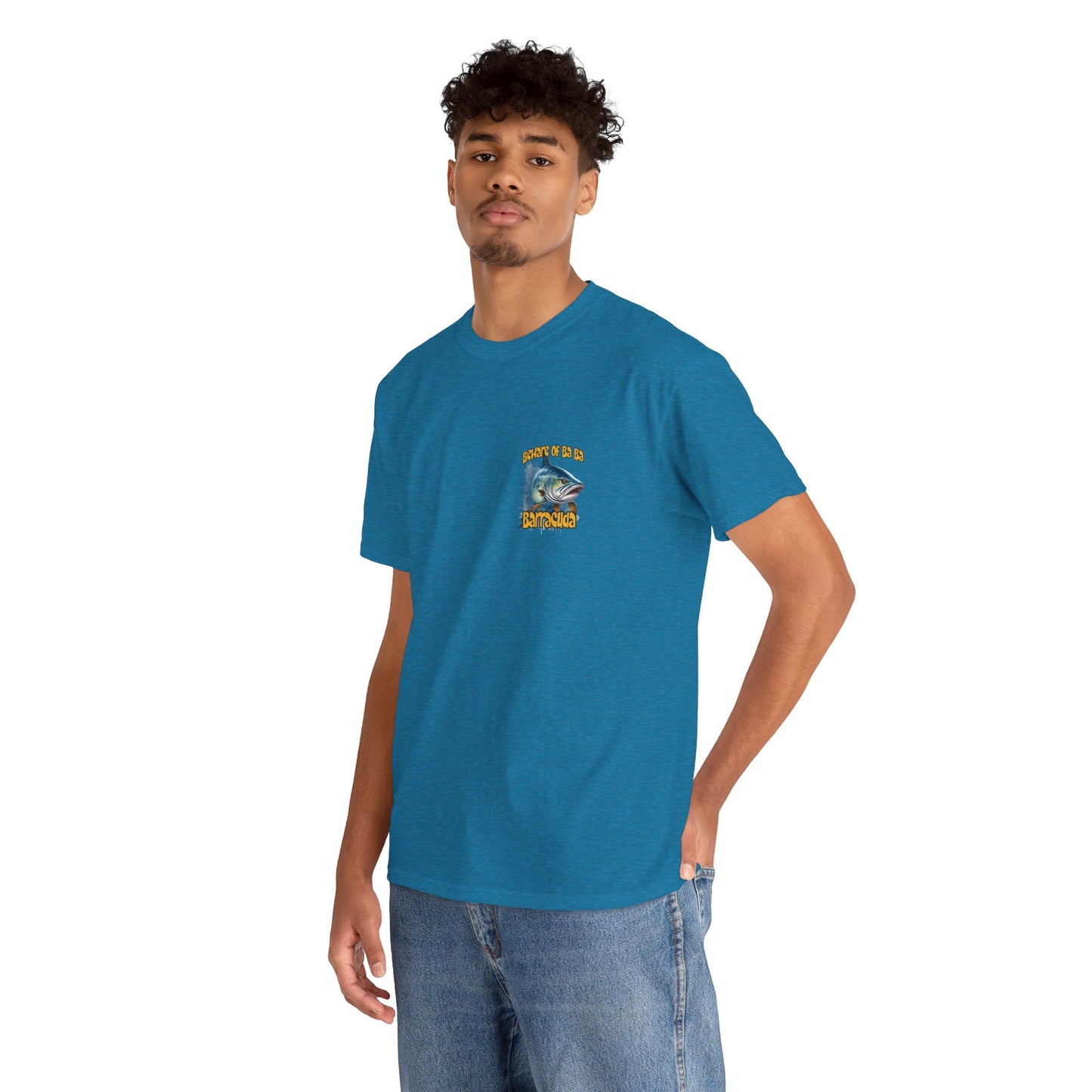 Barracuda Fishing Tee — "Beware of Ba Ba Barracuda" Graphic T-Shirt