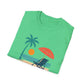Tropical Vibes Beach Scene Tee (Relax & Unwind)