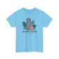 Island State of Mind T-Shirt — Tropical Tiki Tee with Hibiscus & Palm Leaves