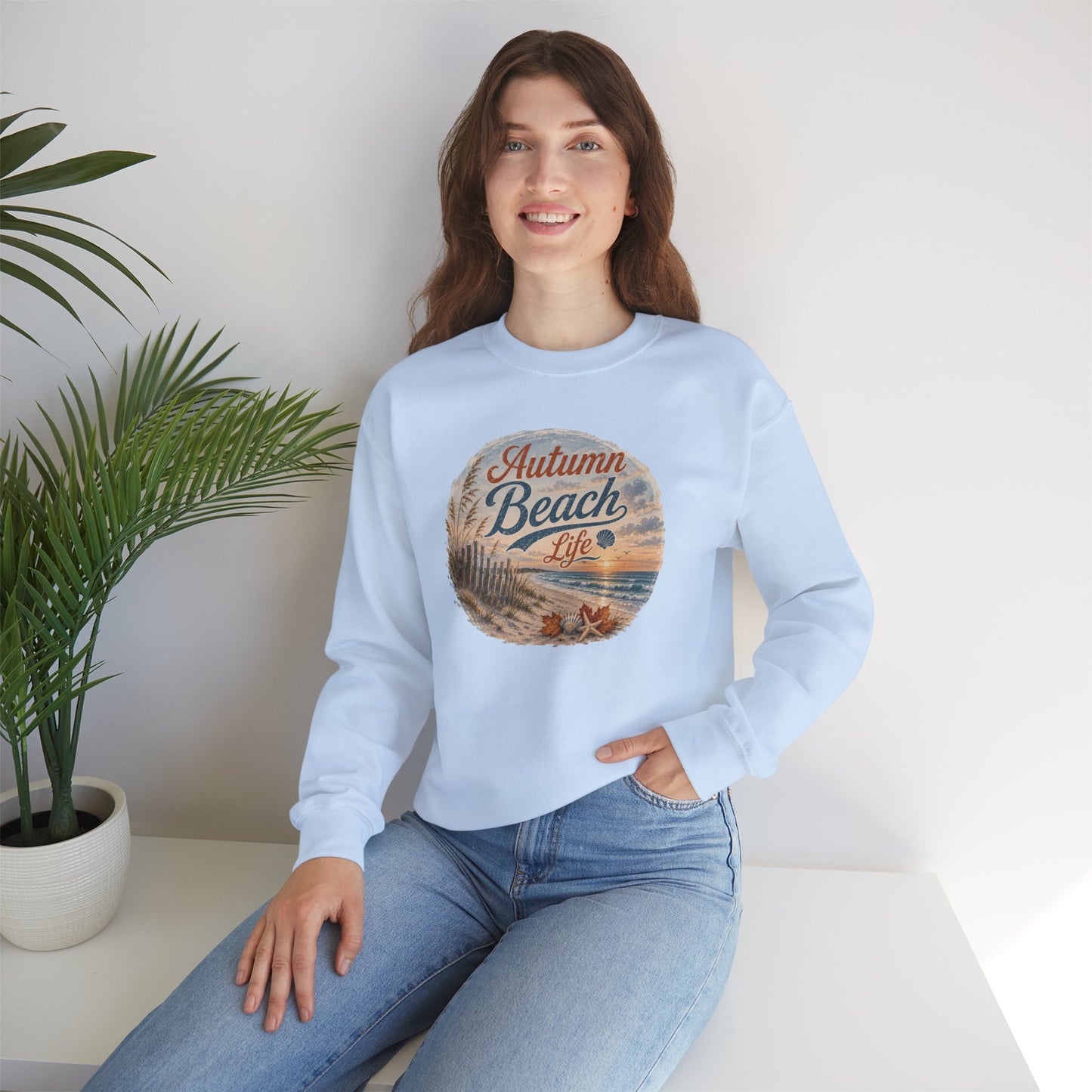 Autumn Beach Life Sweatshirt
