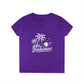Bahamas Palm Beach V-Neck Tee — Ladies' Tropical Vacation T-Shirt