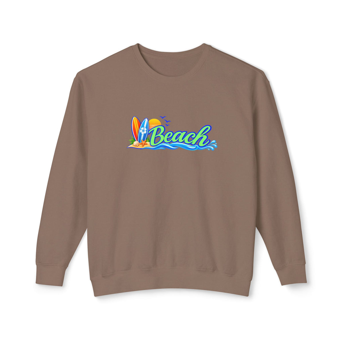 Beach Surf Vibes Crewneck Sweatshirt- Comfort Colors®
