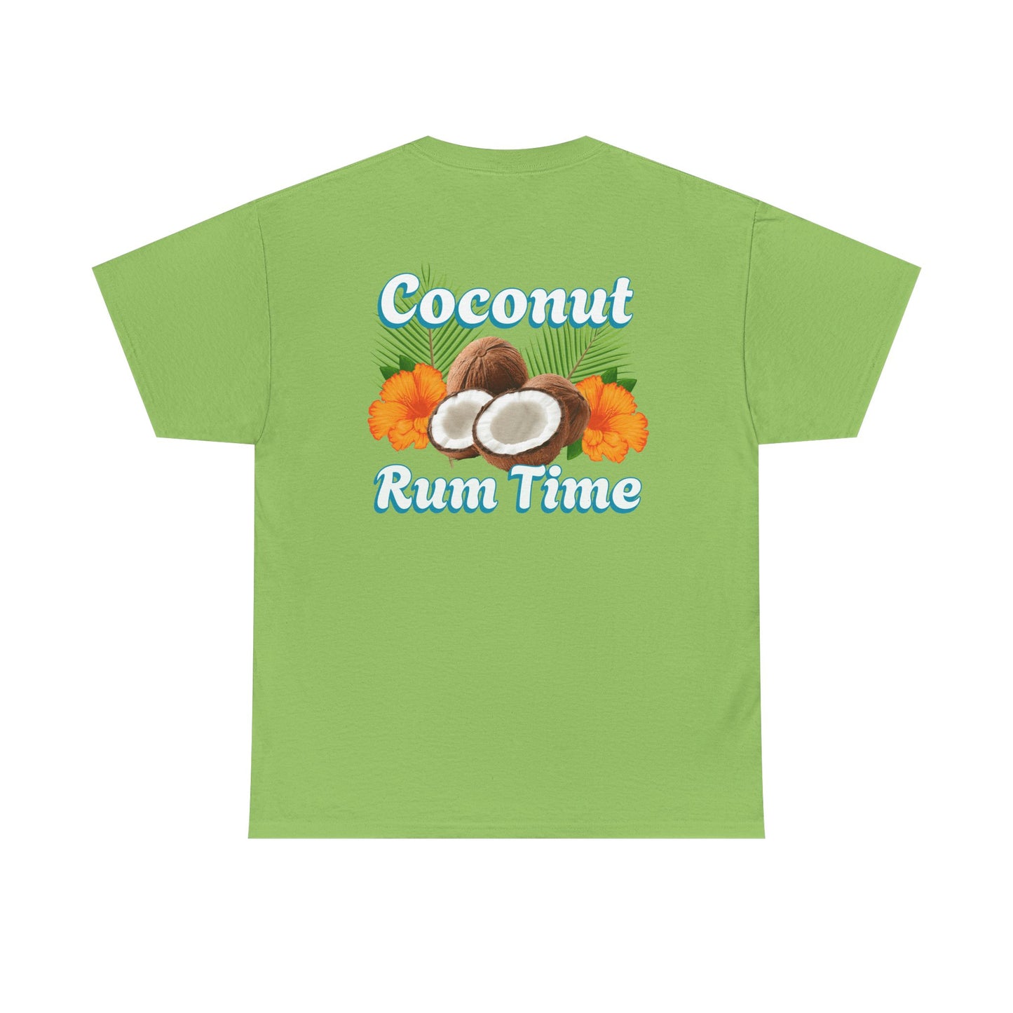 Coconut Rum Time Unisex Heavy Cotton Tee