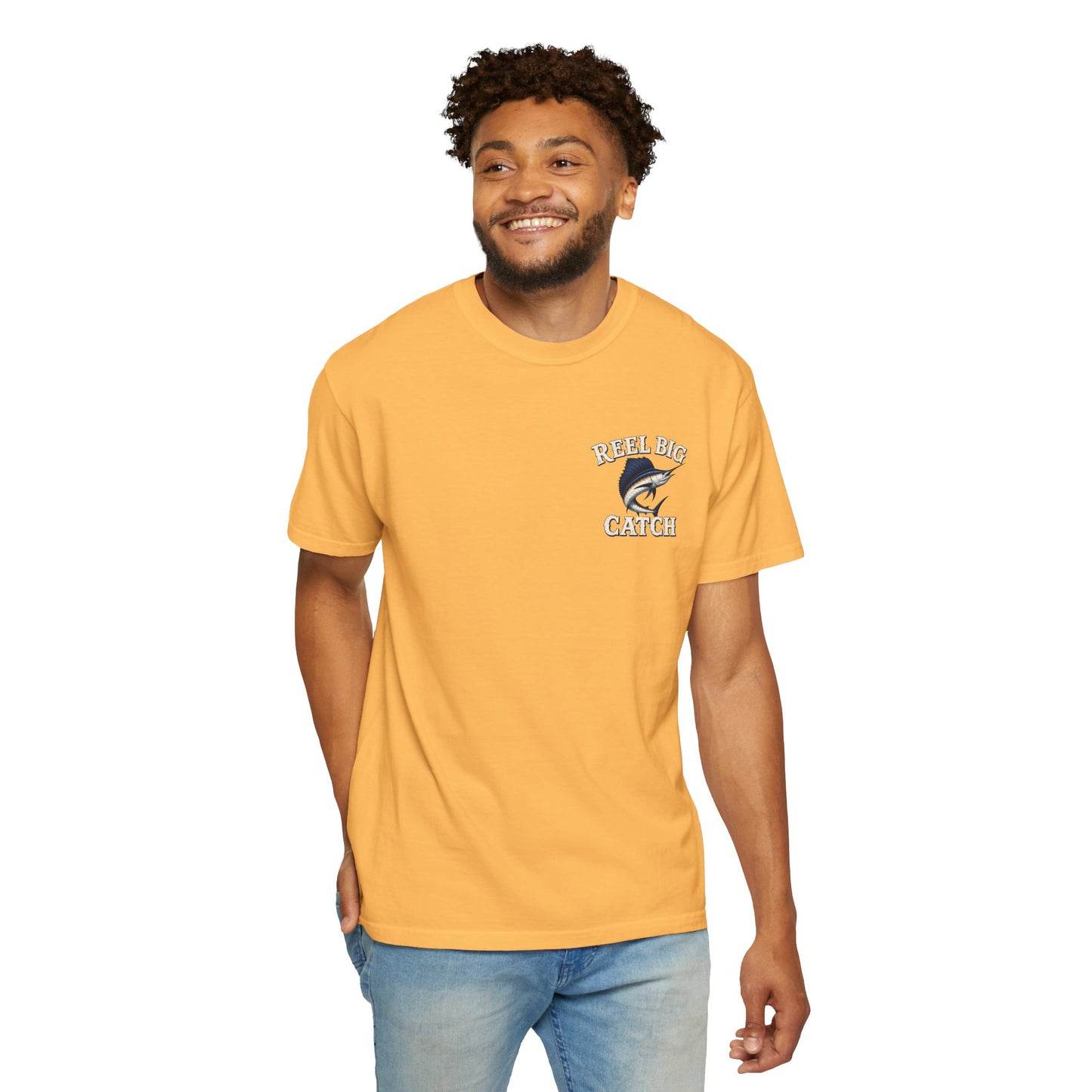 Reel Big Catch Fishing T-Shirt — Sailfish Offshore Angler Tee