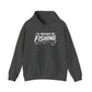 Fishing Hoodie – "I'd Rather Be Fishing" Graphic Pullover for Anglers