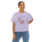 All The Beach Women's Boxy Tee – Beach Umbrella & Chair Summer Shirt