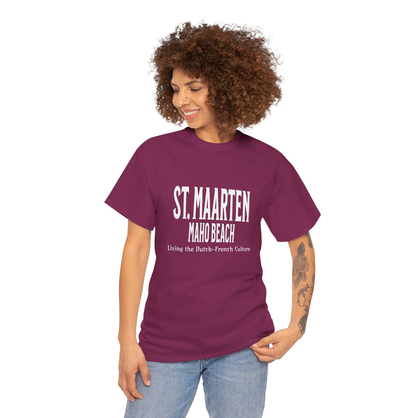 St. Maarten Maho Beach Tee — Caribbean Vacation T-Shirt