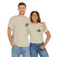 Cocktail Parrot Tee - Fun Retro Style, Unisex  Heavy Cotton T-Shirt,