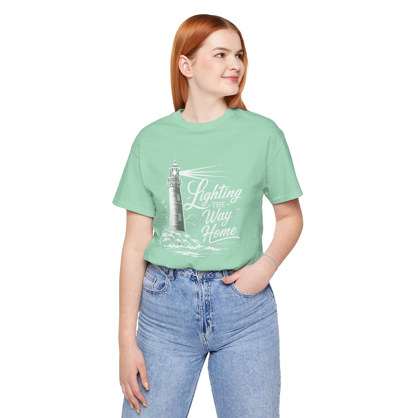 Lighthouse Coastal Tee — Vintage Nautical Lighthouse Graphic Shirt