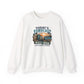 Crewneck Sweatshirt — "Today's Forecast: Mostly Drunk with a Chance of Fishing" Vintage Fishing Crewneck