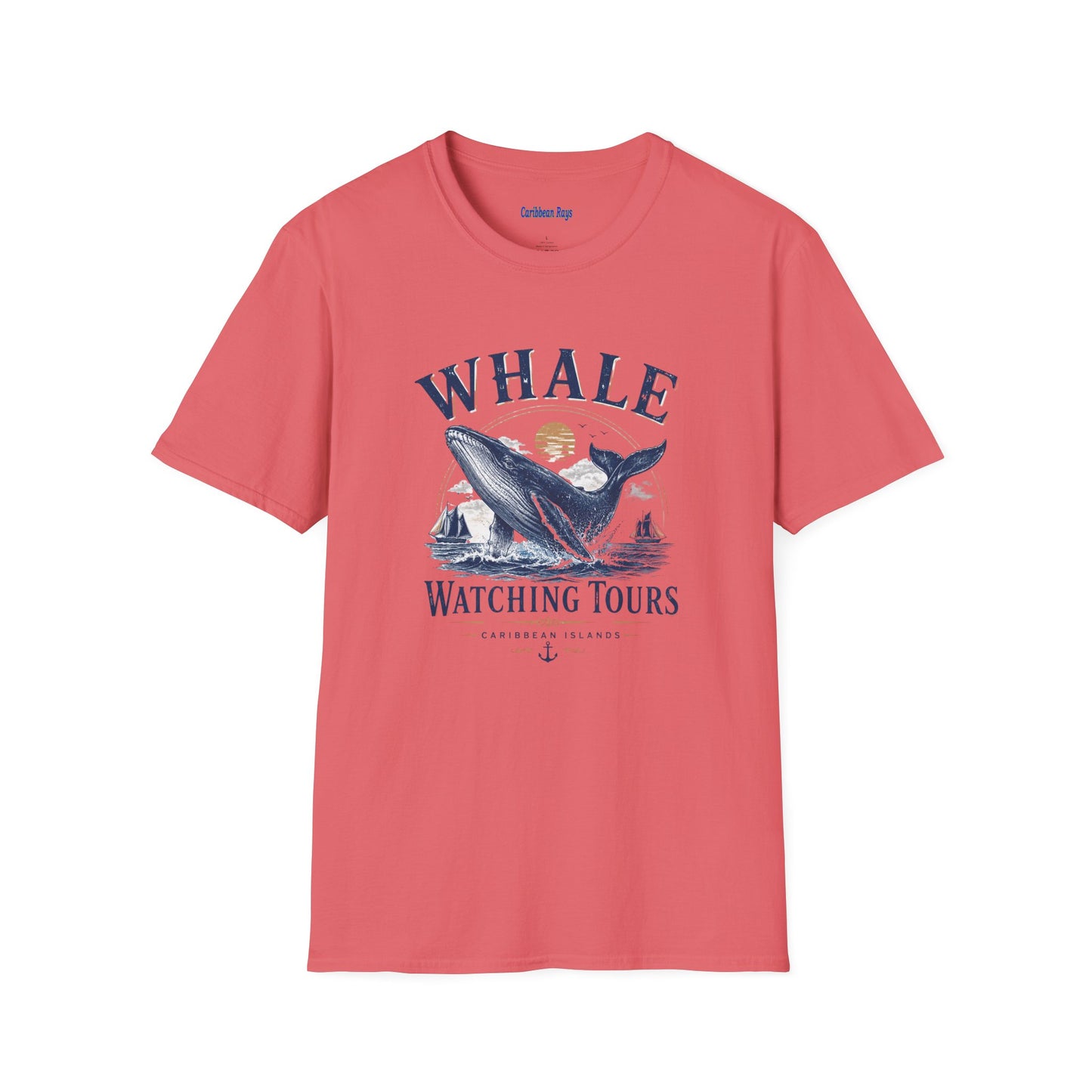 Whale Watching Tours Unisex Softstyle T-Shirt