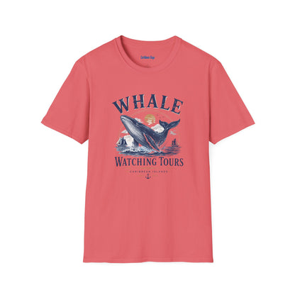 Whale Watching Tours Unisex Softstyle T-Shirt