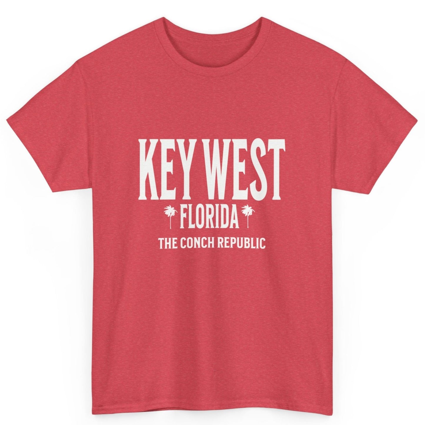 Island Collection Key West Florida Unisex Heavy Cotton Tee at Caribbean Rays