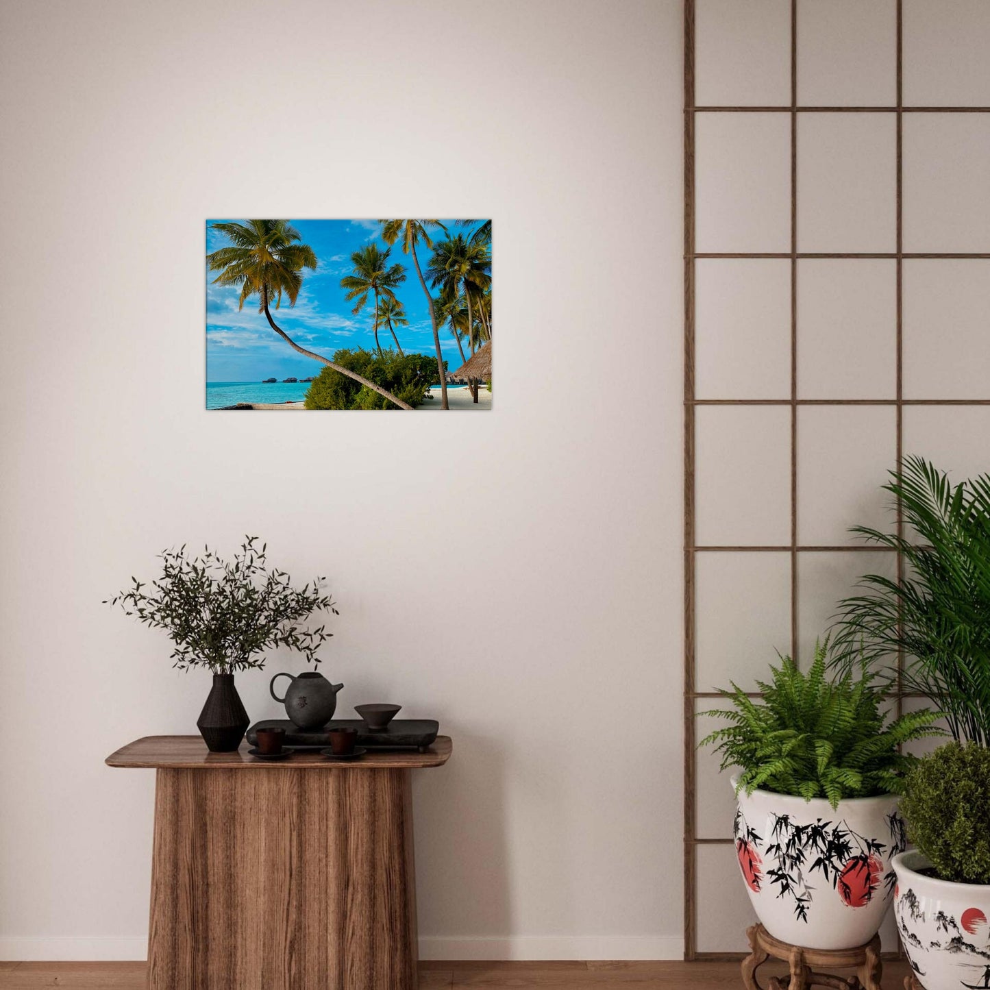   Tropical Resort Getaway Canvas Wall Prints by Caribbean Rays