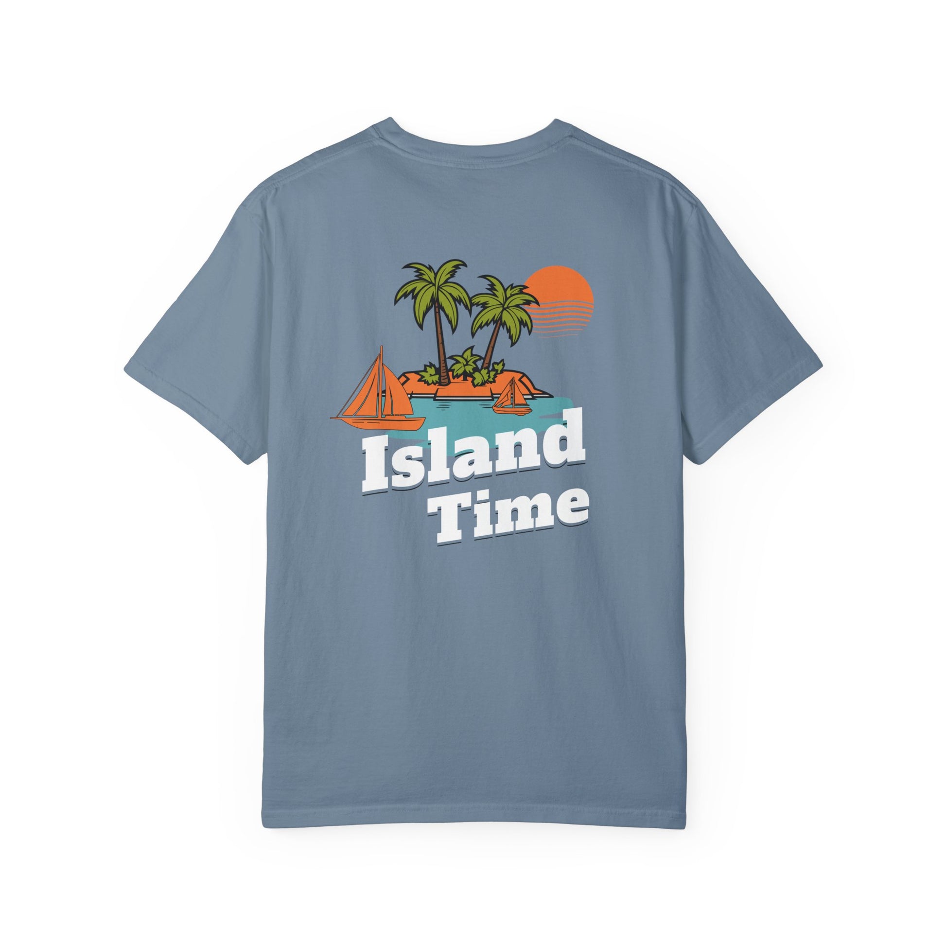 Resort Collection Island Time Unisex Garment-Dyed T-shirt -at Caribbean Rays