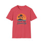Island Life T-Shirt — "Livin' The Island Life" Retro Palm Sunset Tee