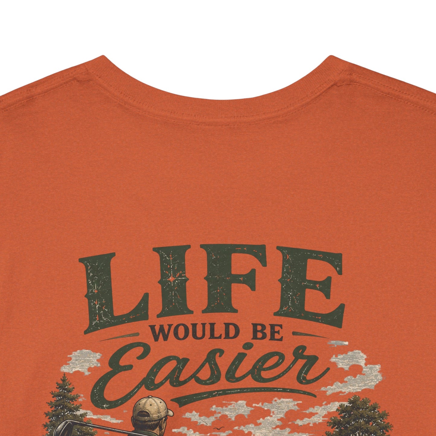 Mulligans Golf T-Shirt — “Life Would Be Easier With Mulligans” Vintage Golf Tee