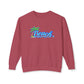Beach Graphic Crewneck Sweatshirt — Palm Tree Retro Surf Vibe