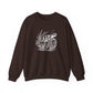 Sea Turtle Crewneck Sweatshirt — Hand-Drawn Marine Life Graphic