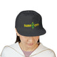 Surf City Embroidered Surf Cap — Retro Surfboard Logo Hat