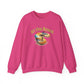 At the Beach Flip Flop Unisex Sweatshirt - "At the Beach" Flip Flop Design -Caribbean Rays