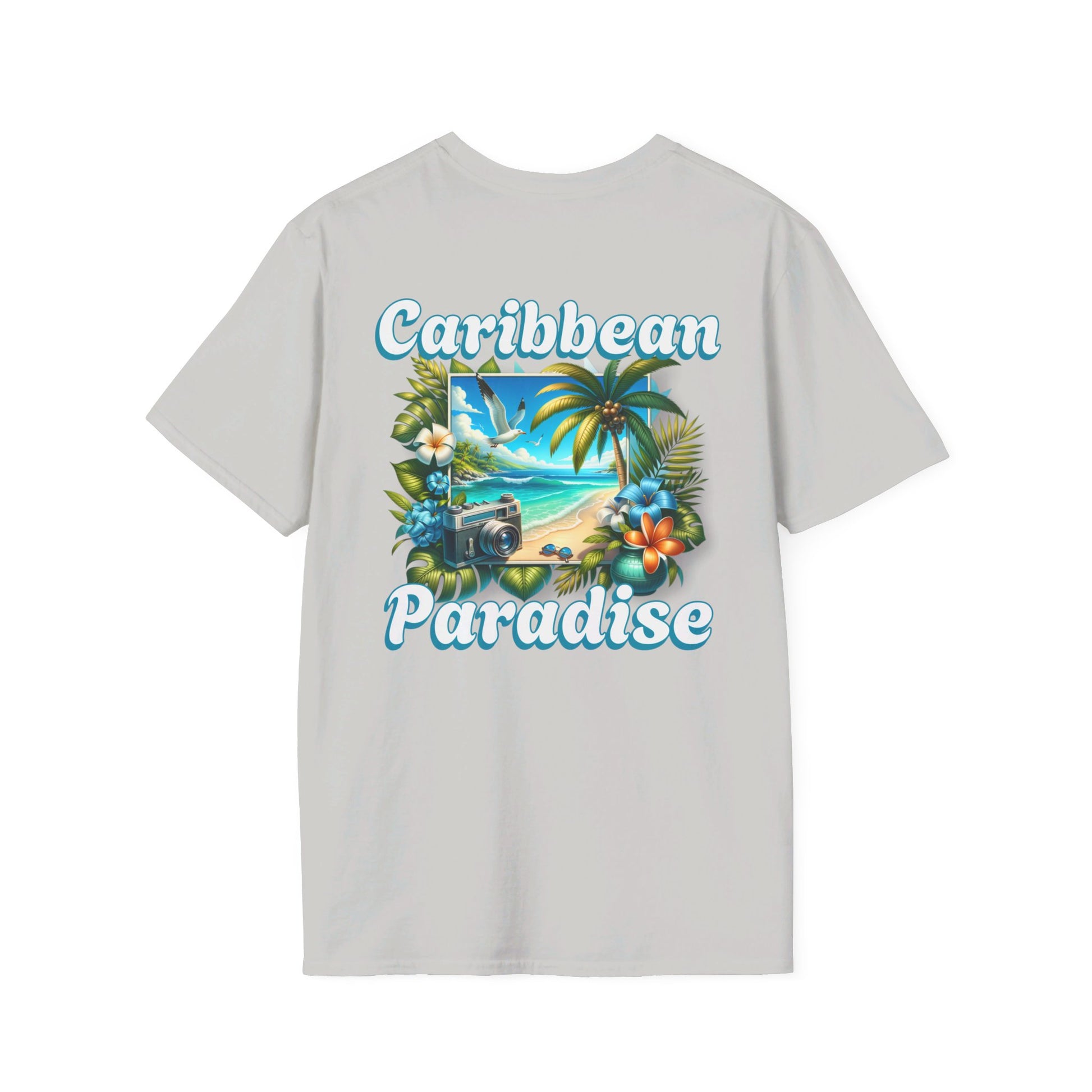 Caribbean Paradise Unisex Softstyle T-Shirt at Caribbean Rays