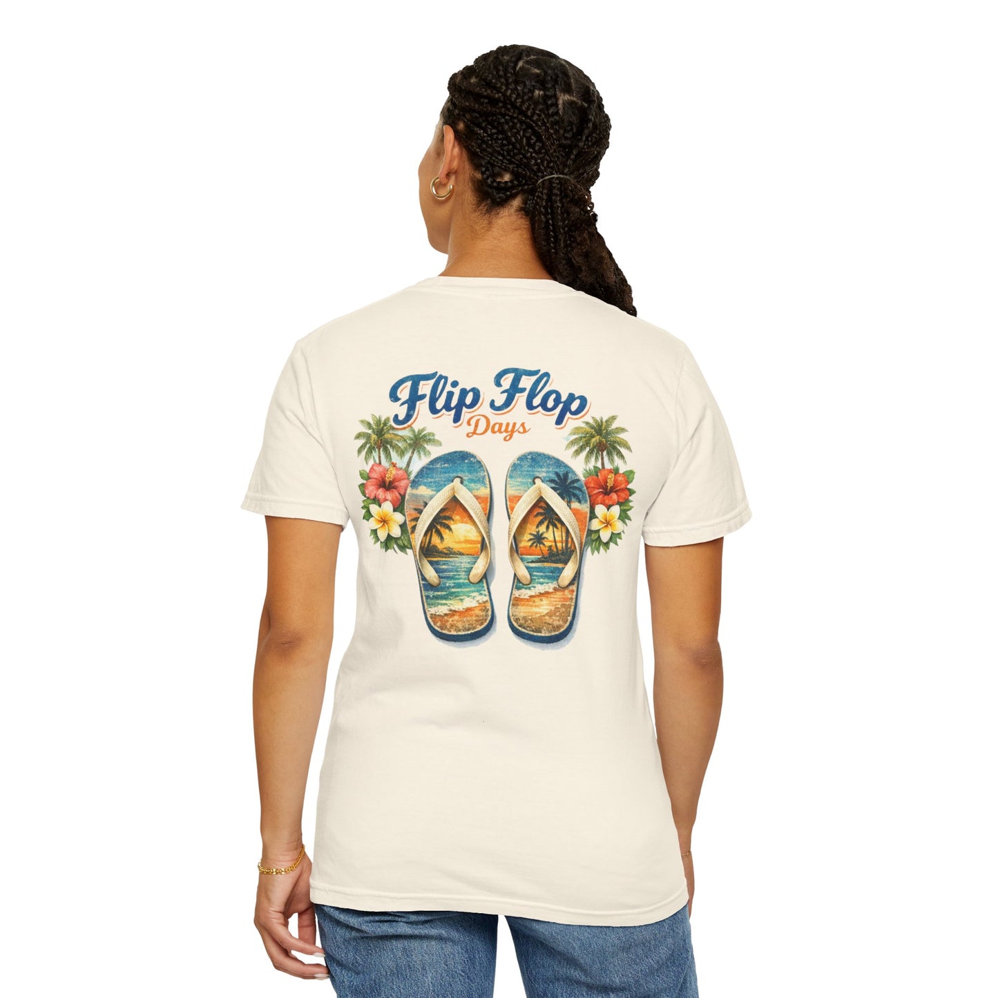 Flip Flop Days T-Shirt — Vintage Tropical Beach Graphic