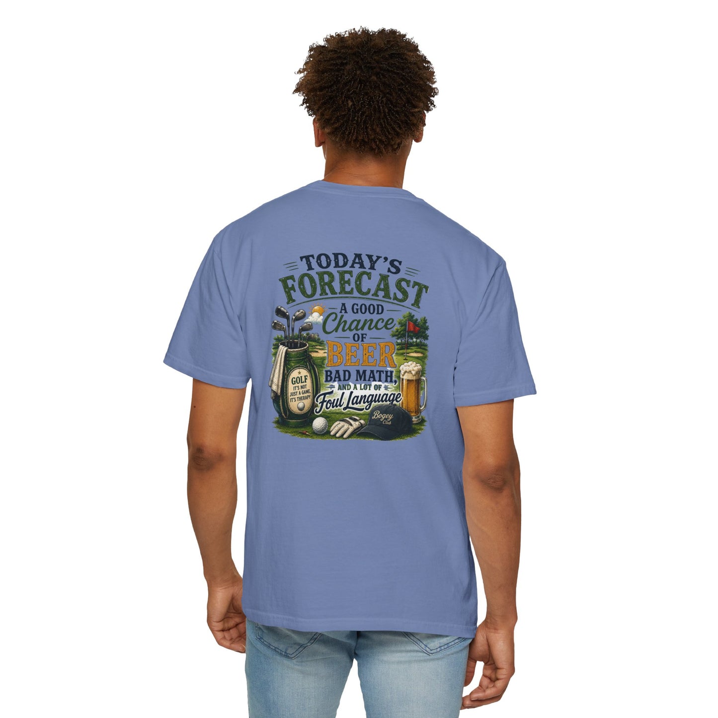 Beer Forecast T-Shirt — “Today’s Forecast: A Good Chance of Beer” Casual Tee