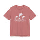 Dolphin Trio Tee — Playful Ocean Graphic T-Shirt