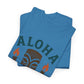 Aloha Tiki Tribal Tee with Torches- Tiki T-Shirt