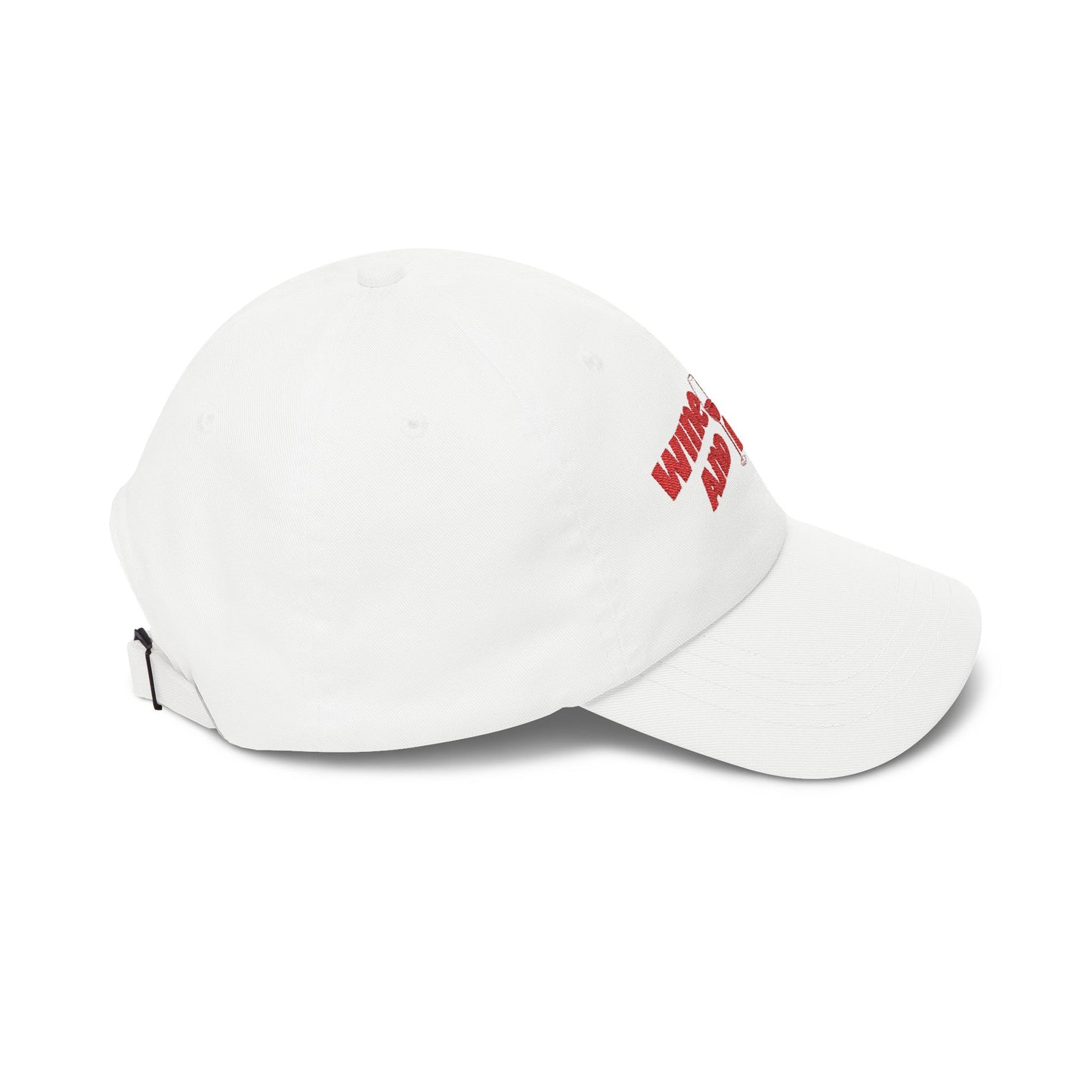 "Wine and the Beach" Embroidered Baseball Hat