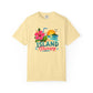 Island Therapy T‑Shirt — Tropical Sunset Coconut Drink Beach Tee