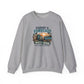 Crewneck Sweatshirt — "Today's Forecast: Mostly Drunk with a Chance of Fishing" Vintage Fishing Crewneck