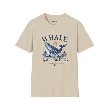 Whale Watching Tours Unisex Softstyle T-Shirt