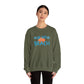 At the Beach Unisex Crewneck Sweatshirt - Summer Vibes, Casual Comfort