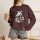 Beach Turtle Crewneck Sweatshirt — "Life is Better at the Beach"