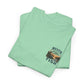 T-Shirt — "Never Too Old to Fish" Fishing Tee (Sunset Lake Design)