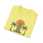 Tiki Vibes Sunset Tee (Palm Trees & Tiki Mask)