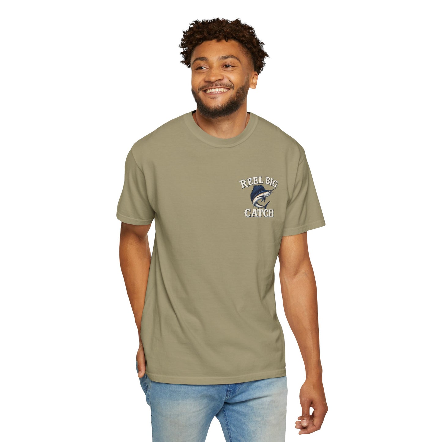 Reel Big Catch Fishing T-Shirt — Sailfish Offshore Angler Tee
