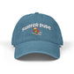 Surfing Dude Embroidered Denim Hat — 'Surfer Dude' Wave & Sun Cap