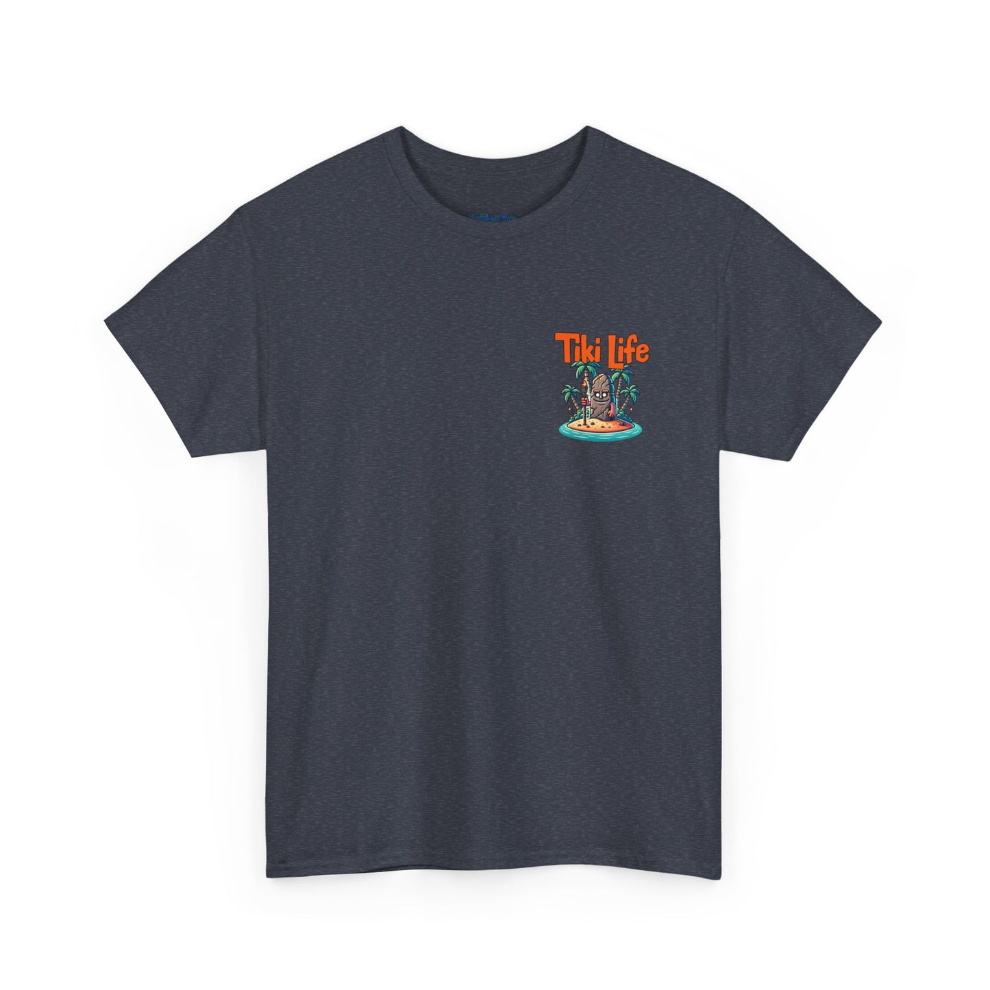 Tiki Life Island Tee - Unisex Heavy Cotton T-Shirt