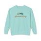 Beach Club Beach Day Unisex Lightweight Crewneck Sweatshirt on Caribbean Rays