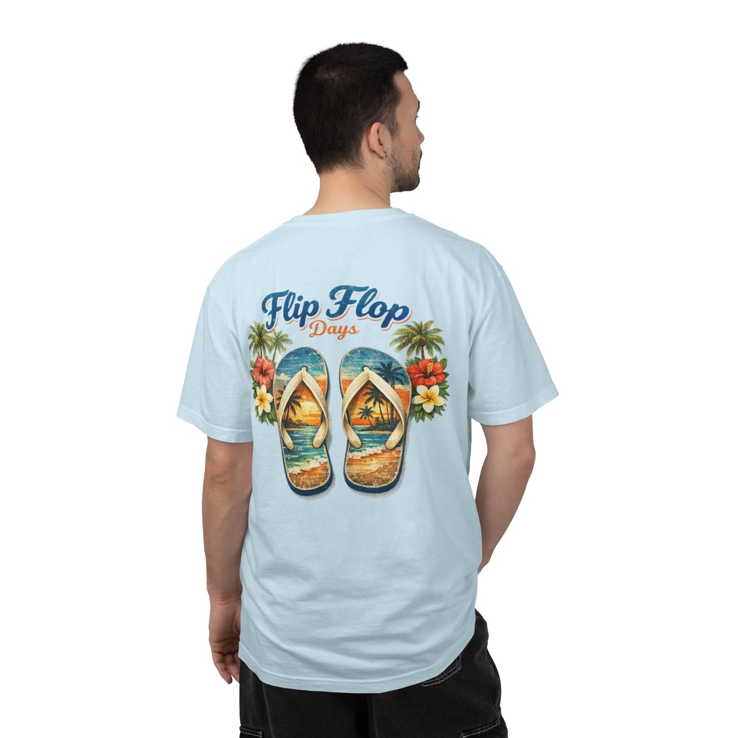 Flip Flop Days T-Shirt — Vintage Tropical Beach Graphic
