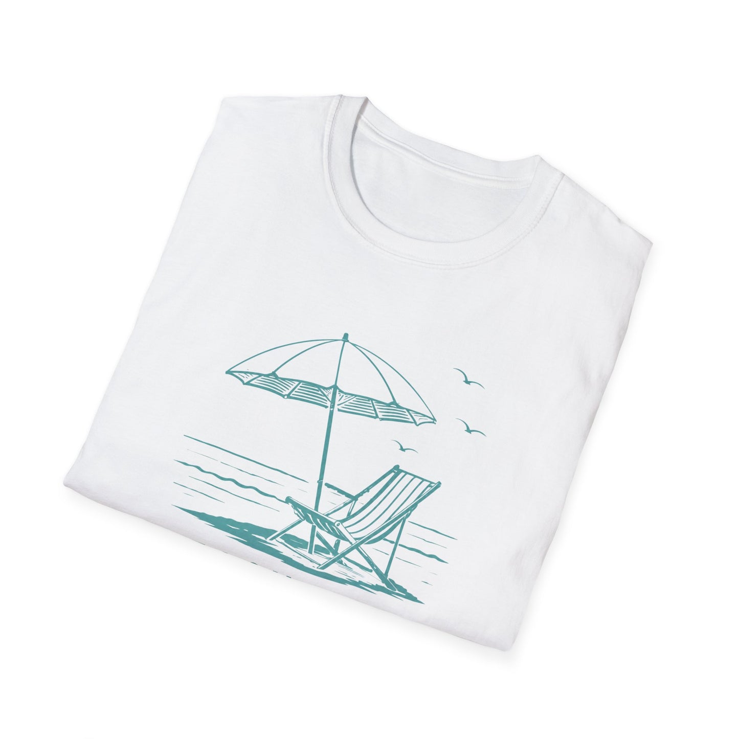 Beach Days T-Shirt — Relaxing Beach Chair & Umbrella Graphic