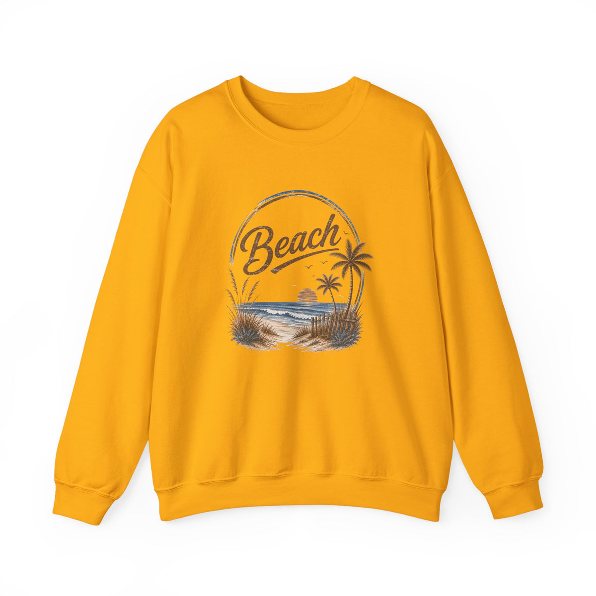 Beach Crewneck Sweatshirt  | Casual Fashion