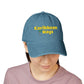 Caribbean Rays Embroidered Denim Hat – Tropical Palm Baseball Cap