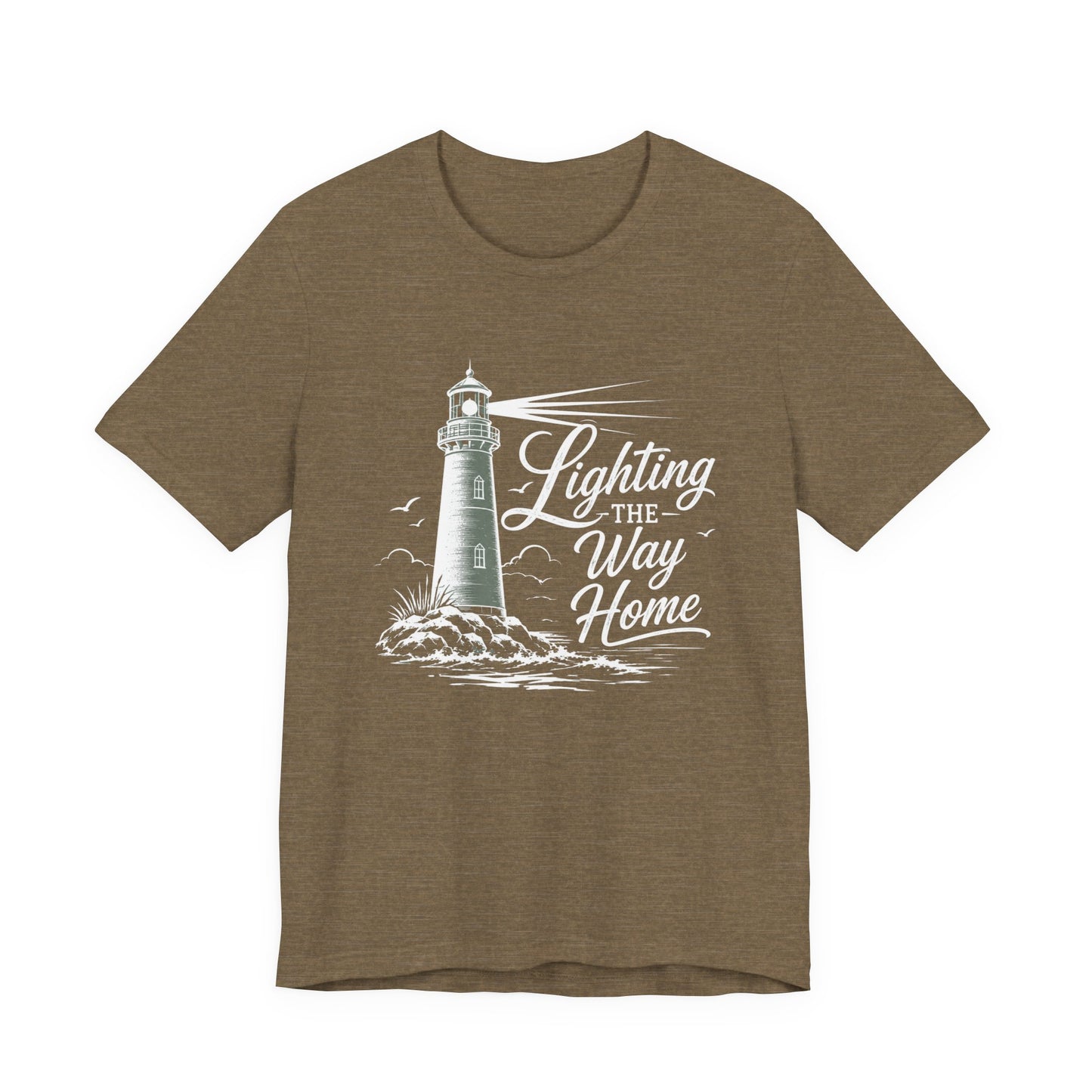 Lighthouse Coastal Tee — Vintage Nautical Lighthouse Graphic Shirt