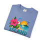 Island Therapy T‑Shirt — Tropical Sunset Coconut Drink Beach Tee